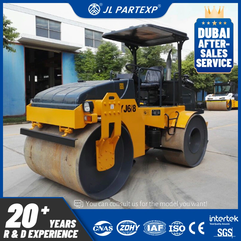 Full Hydraulic Double Steel Wheel Vibratory Road Roller 2ton