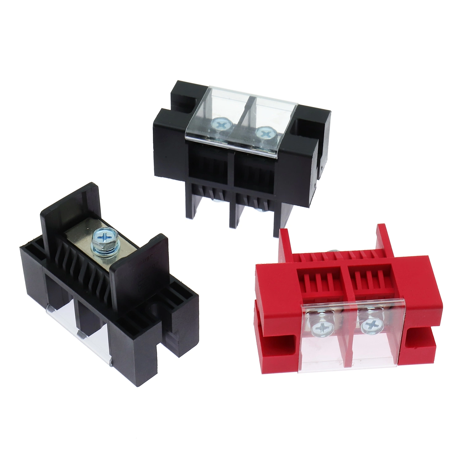 High Current Barrier Terminal Blocks Screw Feed Through Terminal Power Block 21mm 100A