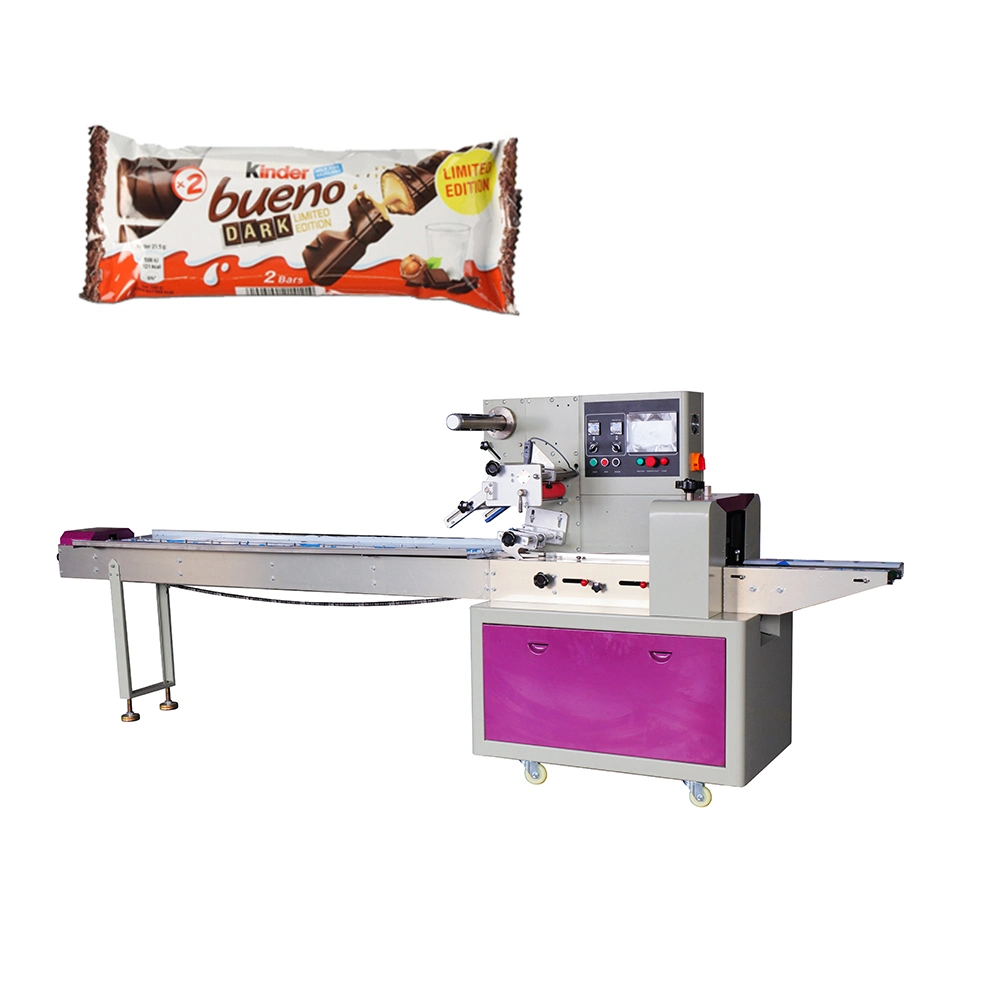 Bread Carton Chocolate Cups Foam Paper Soap Tape Making Printing Pad Fruit Onion Chicken Pillow Packing Machine