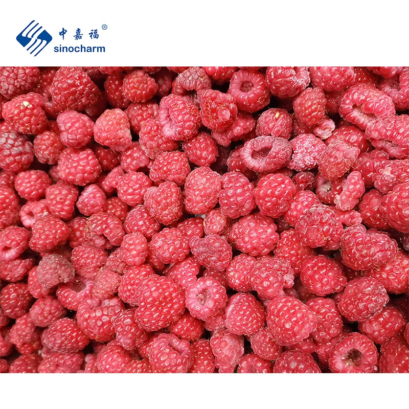 Sinocharm Halal IQF Raspberry Wholesale 500g Frozen Bulk Raspberries Fruit