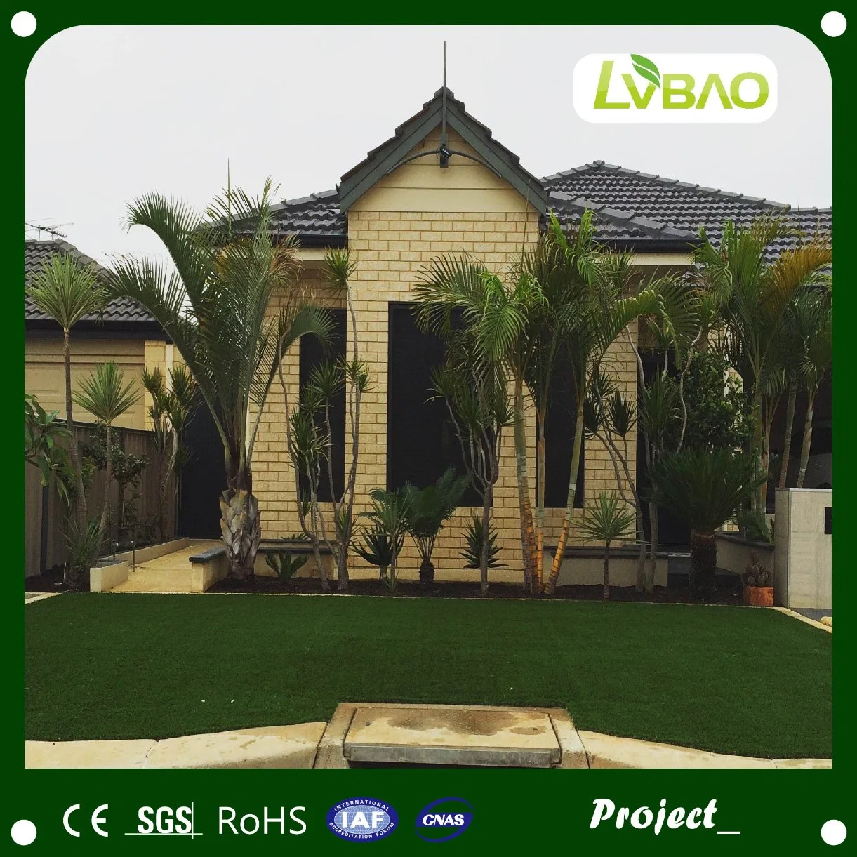 LVBAO Garden Home Decoration Landscape Artificial Fake Lawn With Low Price