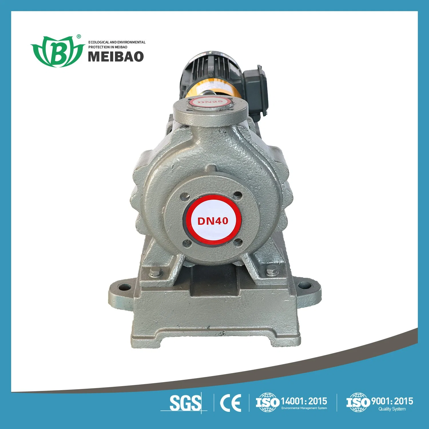 Anti-Acid&Alkali Fluoroplastic Alloy Centrifugal Pipingpump for Sewage and Wasterwater Treatment