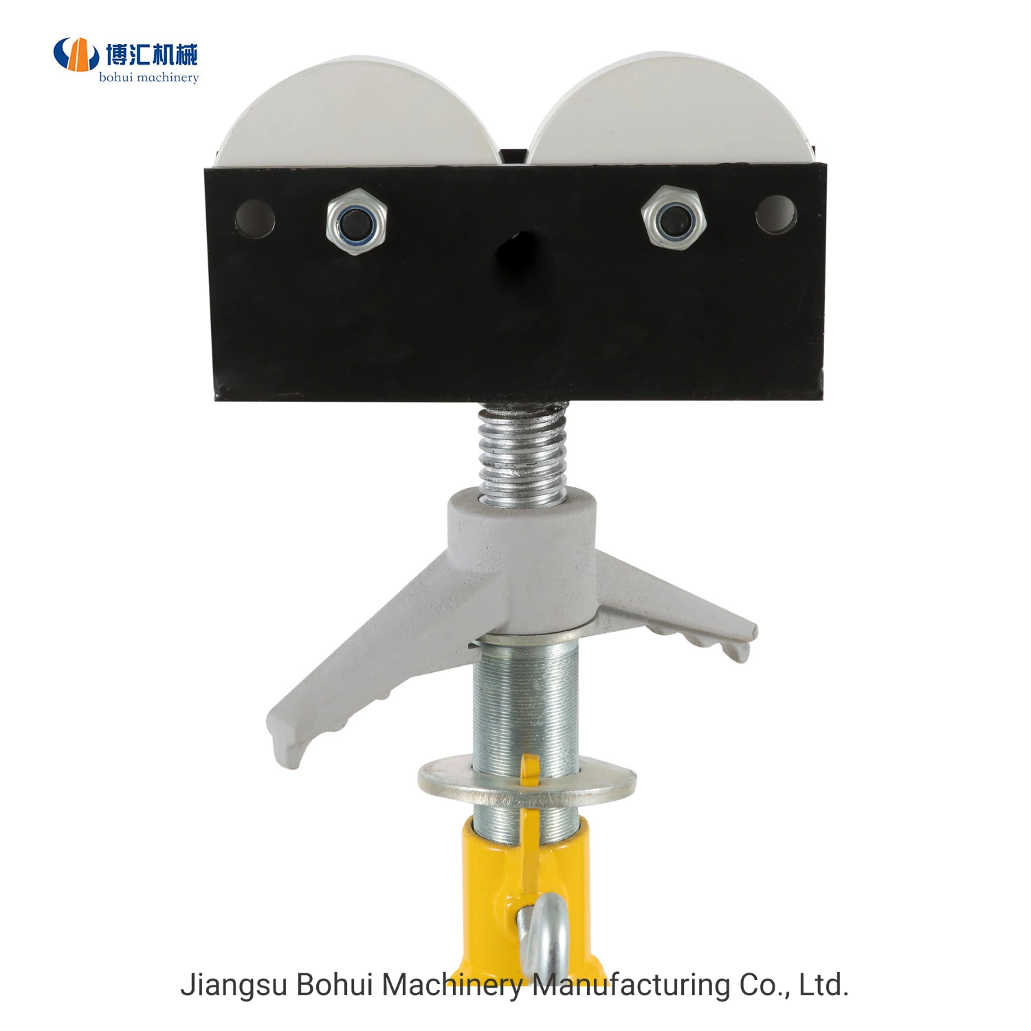 Color Customized Tube Support Pipe Stand with Roller Head