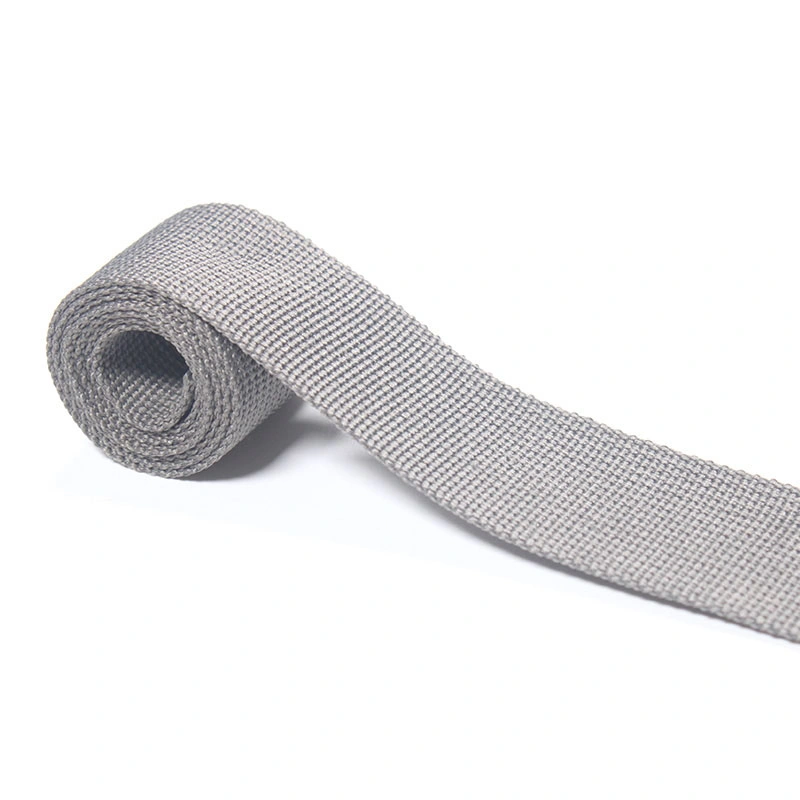 38mm Fabricante de moda Mayorista/Proveedor de tejido de Nylon gris correa correa de bolsas