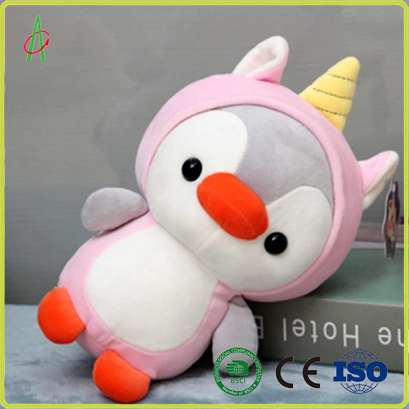 Peluche relleno suave Penguin vestido como Dinosaur Animal Perfect Plush Juguete para niños