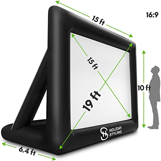 Écran de cinéma gonflable pour le parti des événements des jours fériés Projecteur Home Cinéma gonflé d'air