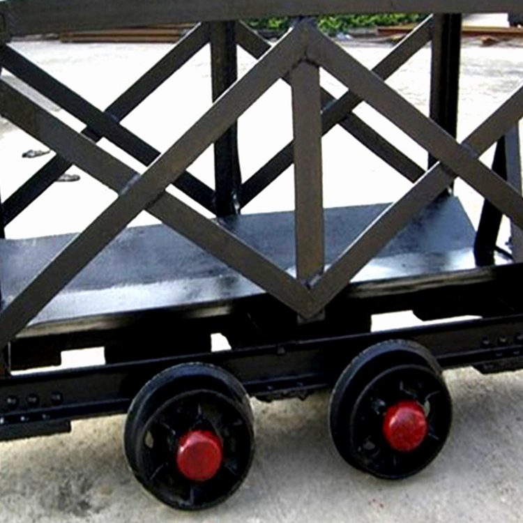 New Mining Car Unloading Shuttle Cart MLC3-6 Narrow Gauge Mine Wagon Material Supply Mining Car for Sale