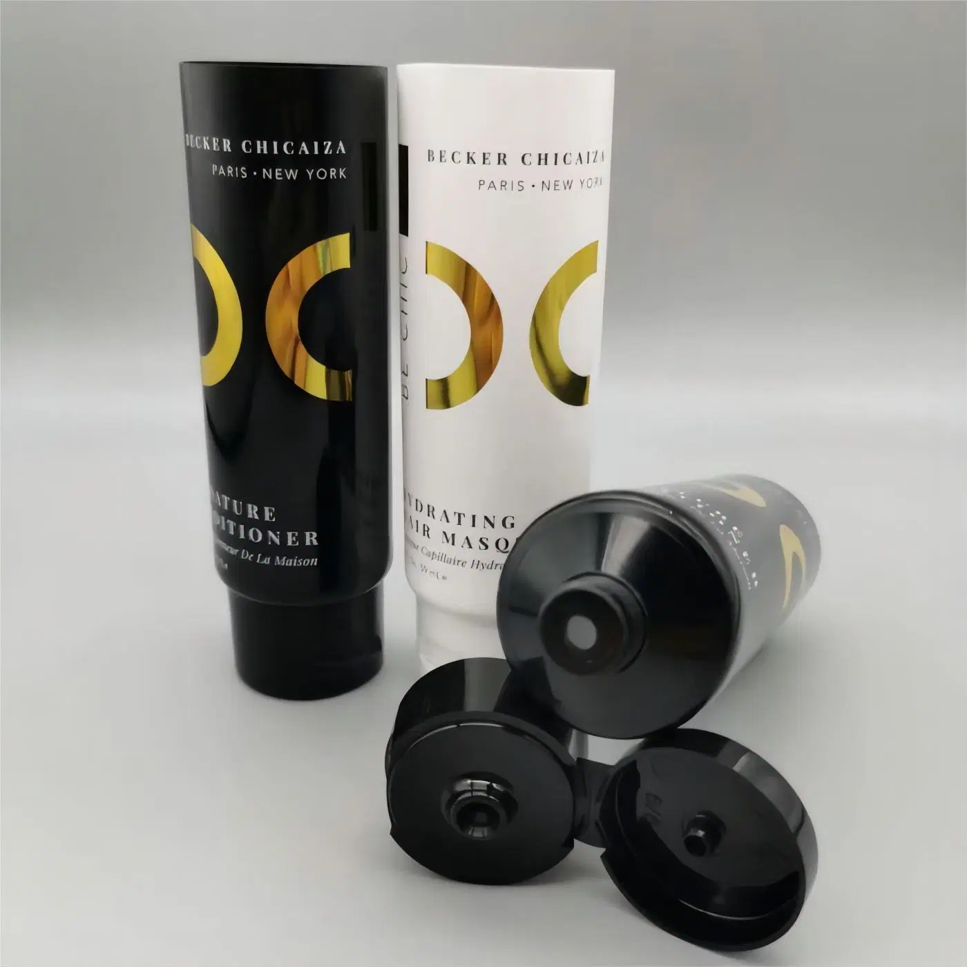 Dia60 Eco Friendly Recycled Empty Squeeze Shampoo Lotion Container Packaging Plastic Cosmetic Tubes