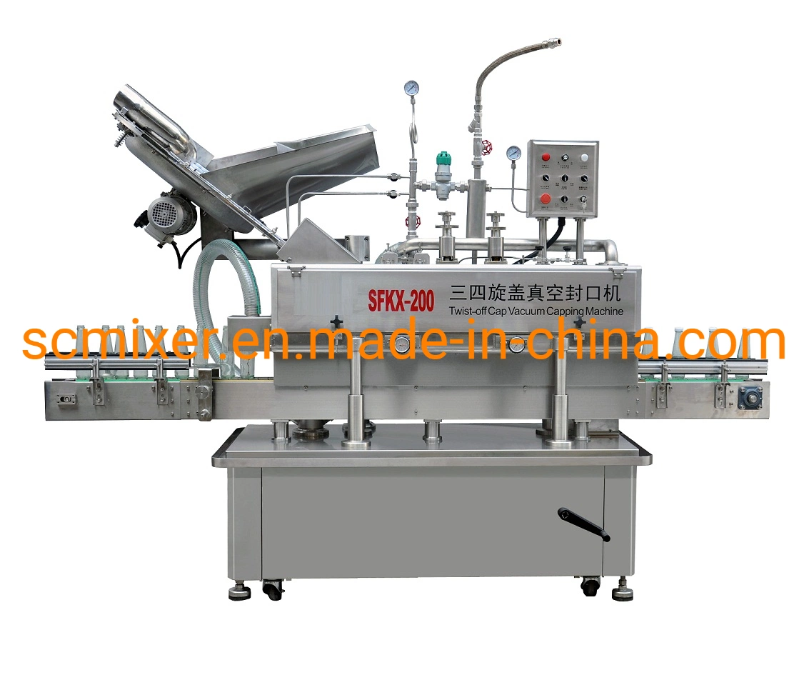 China Top Brand Crazy Selling Glass Jar Vacuum Capping Machine