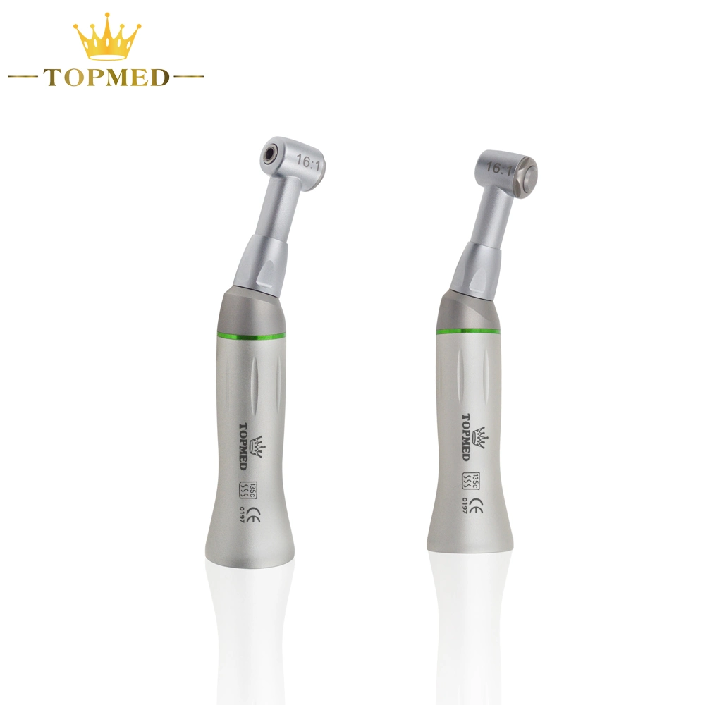 Endodontic Treatment Dental Equipment Low Speed Handpiece 16: 1 Contra Angle