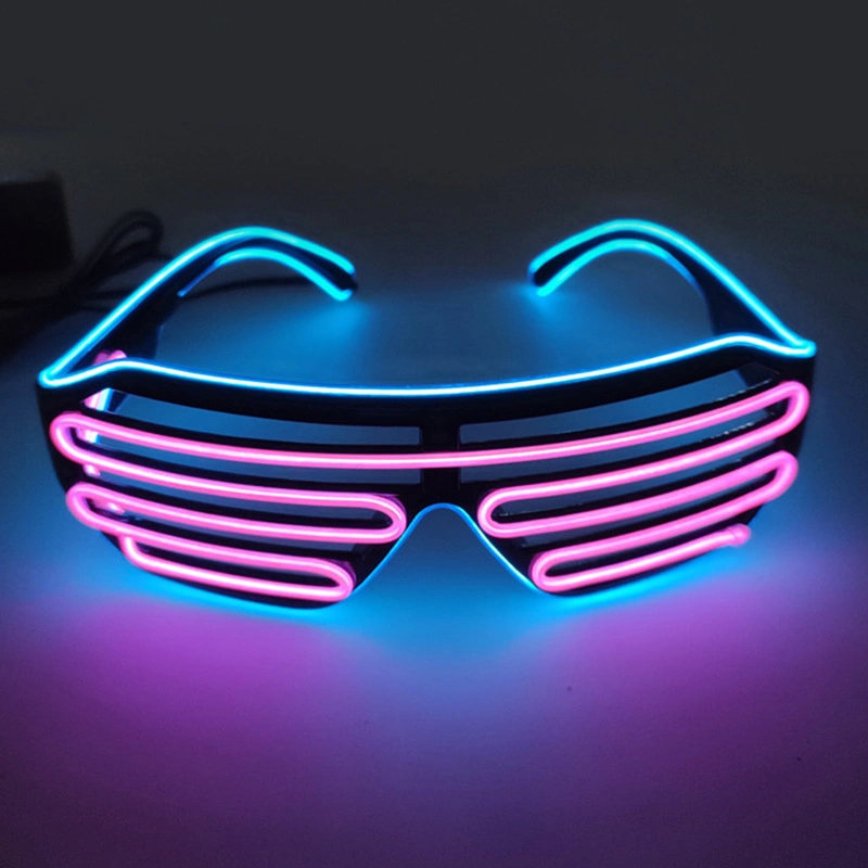 Venta al por mayor de gafas LED brillantes para Navidad, fiestas, regalos promocionales de Navidad, productos populares que cambian de color en 2022