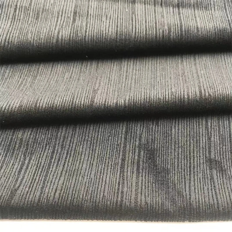 Yigao Textile 100%Polyester Meteor Bar Corduroy Fabric Knitted Garment Fabric