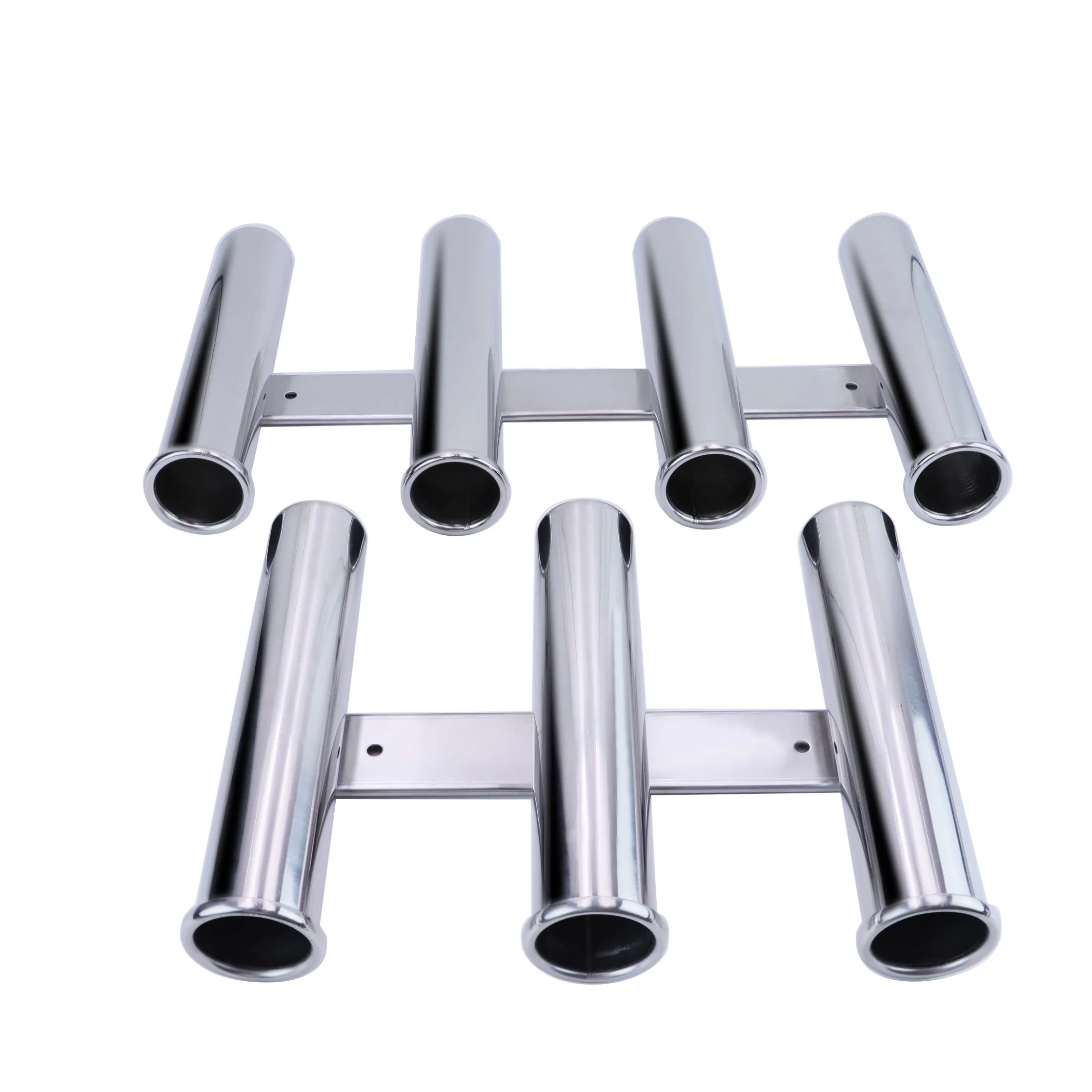 Customized Marine Hardware Stainless Steel Fourtube Side by Side Rod Holder for Boat