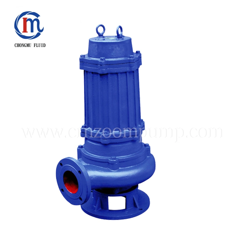 Vertical Cast Iron Body Flanged Joint Three Phase Submersible Sewage Pump