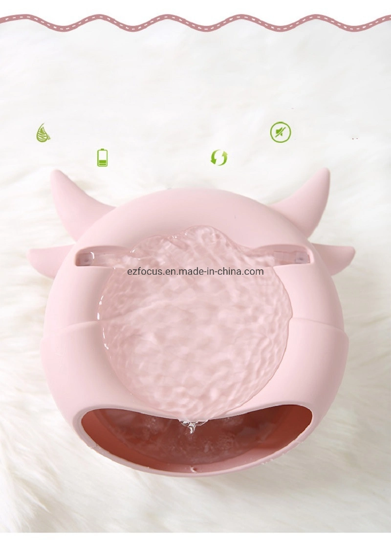 1500ml Cat Drinking Dog Water Dosing Bowl Automatic Live Circulation Oxygen Drinking Apparatus Pet Water Fountain Pet Supplies Wbb17077