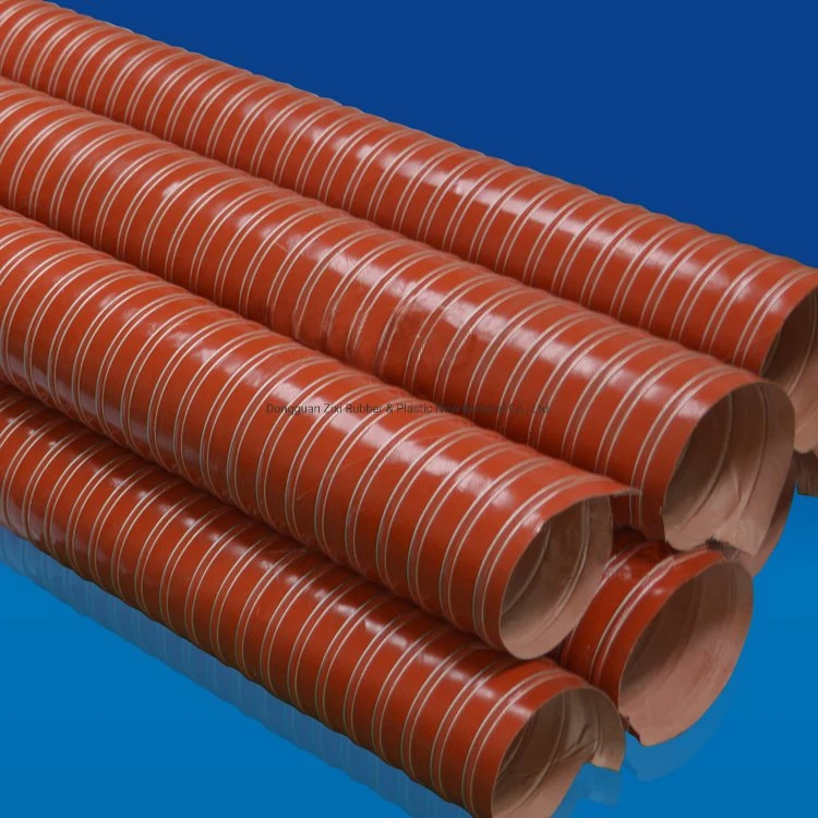 Wholesale/Suppliers Plant Heater Welding Gas Aircraft and Miltary Equipment Wire Reinforced Silicone Duct