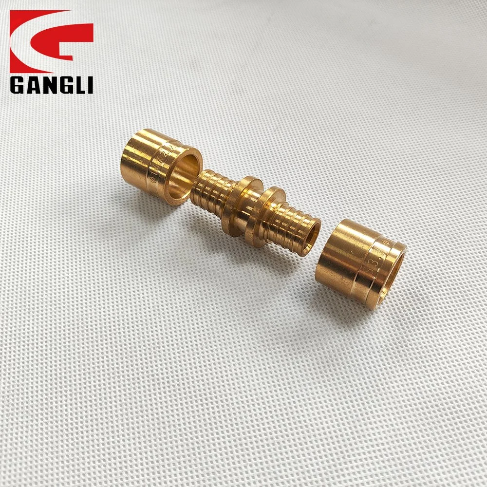 Brass Floor Heating Fitting Equal Straight Coupling