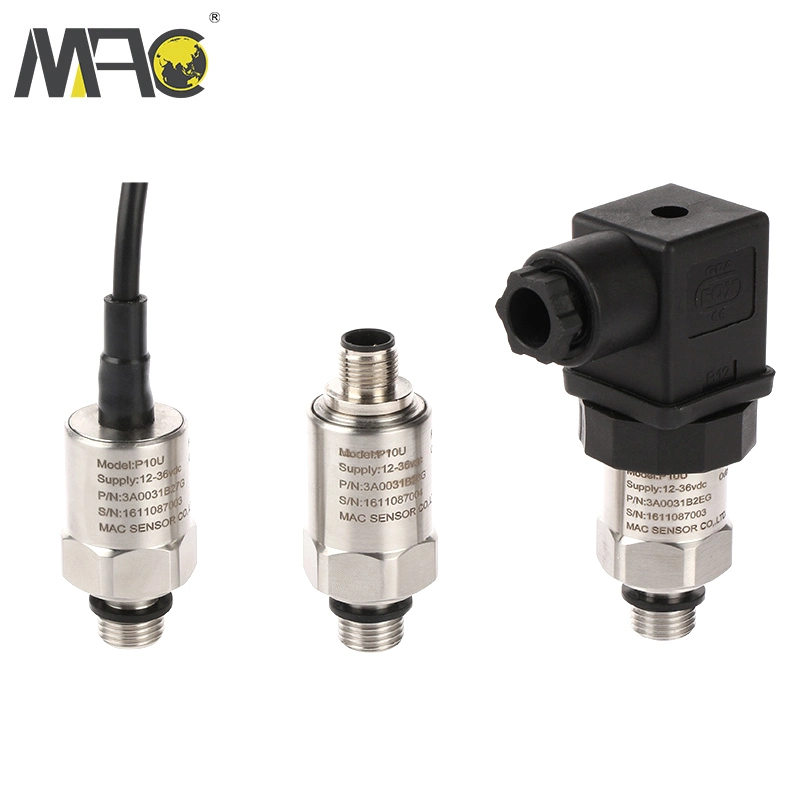 Low Cost P10 Ceramic Chip Pressure Sensor Transducer Transmitter Manufacturer	Mac	Mic	P10