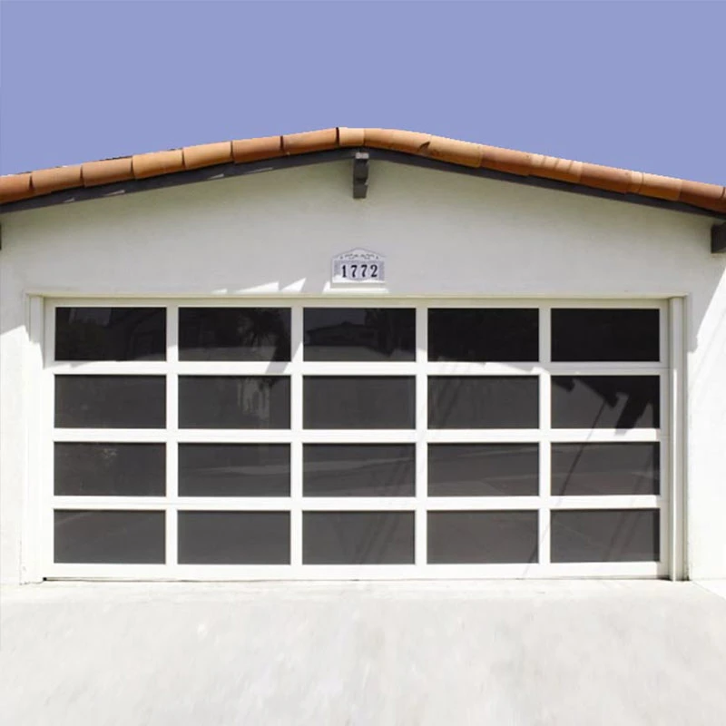 Sectional Overhead Automatic Glass Garage Door Sizes and Prices