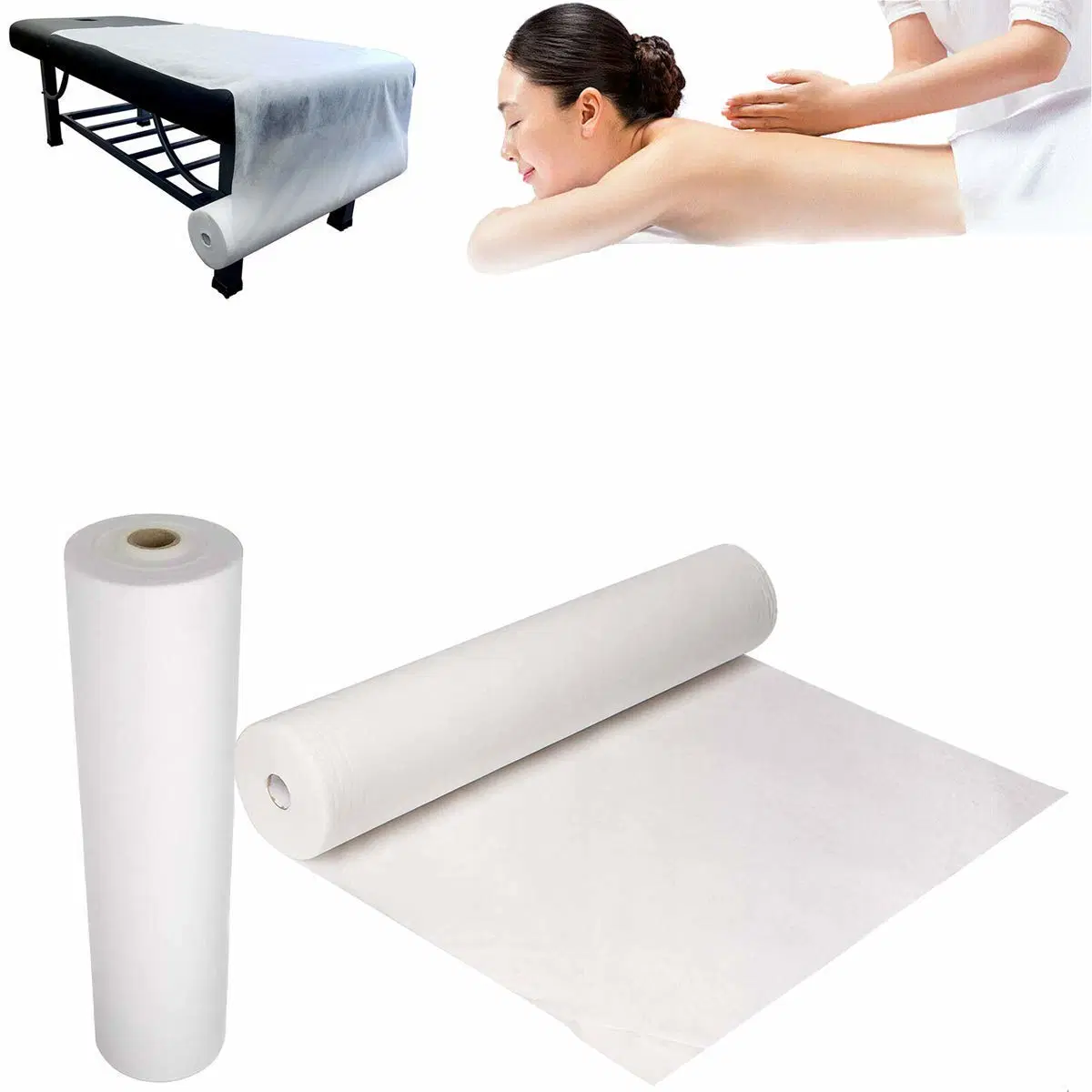 Disposable Paper Bed Sheet in Roll for Massage SPA Personal Healthcare Use