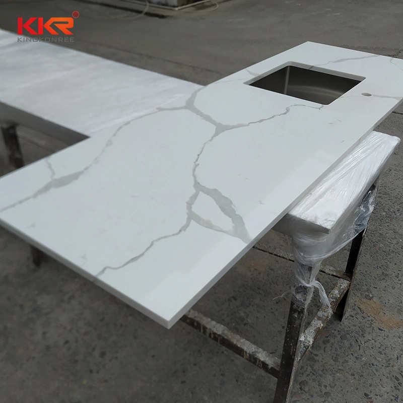 Artificial Stone Solid Surface Stone Wash Face and Hand Hospital Countertop