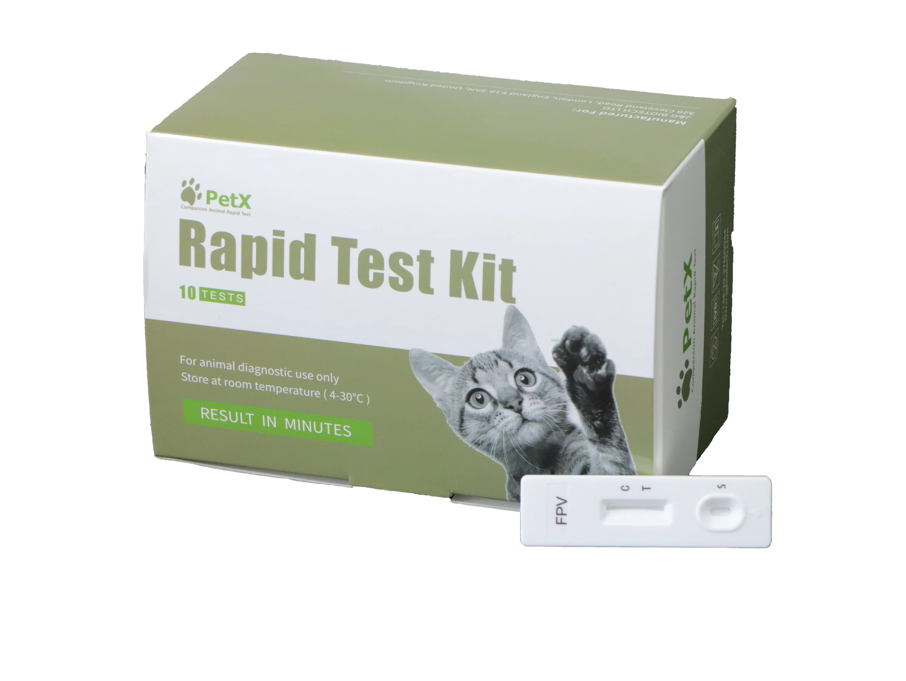 Veterinary Diagnostic Rapid Test for Feline Immunodeficiency Virus Antibody Fiv Ab