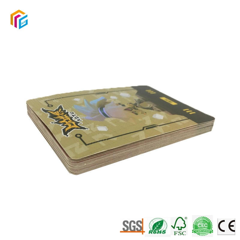 Custom Printing Glossy Shiny Holographic Magic Playing Game Card Holofoil Trading Cards