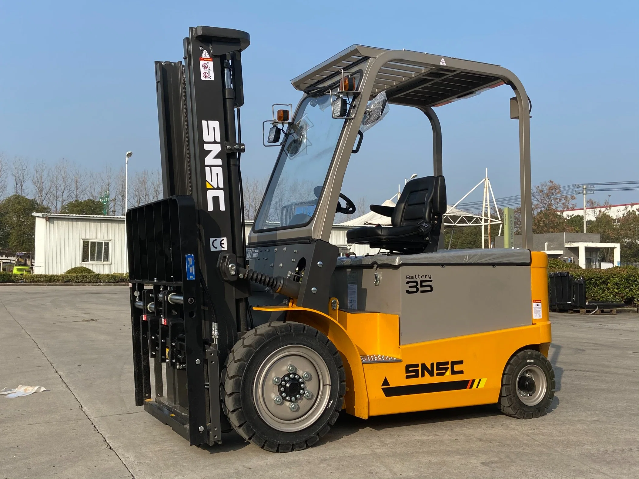 Fb35 80V 560ah Strong Power Truck with 3m Lifting Height Electric Forklift Mini Electric Forklift