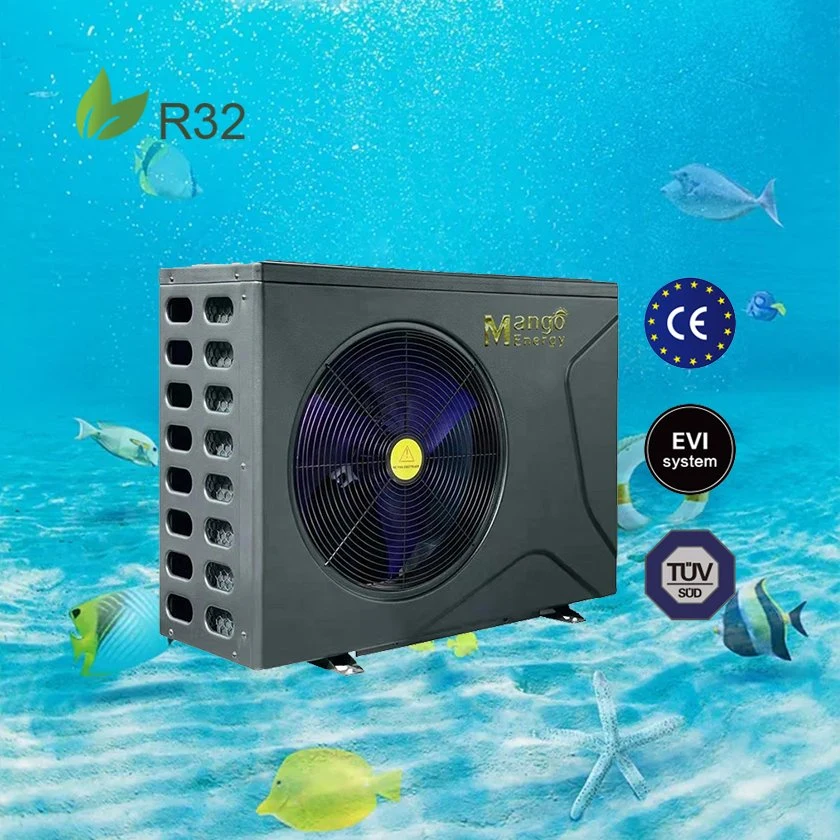 R32 Inverter Solar Source Swimming Pool Heat Pump Natural Swimming Pool Heater and Cooler Circulation Water Heating 2 Years