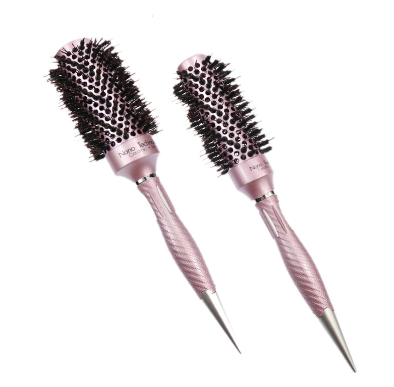 Hair Round Brush Professional Salon Electroplated Ceramic Hair Brush