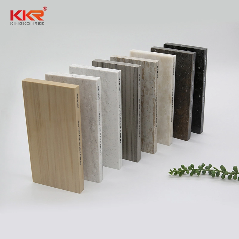 Texture Marble Colors 12mm Solid Surface Artificial Stone Korean Marble Factory