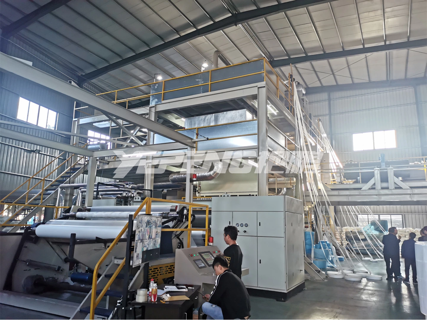 Yp-SMMS Nonwoven Fabric Making Machine Tp Manufacture Fabric for Medical Products/Operating Gowns Meltblown Nonwoven Fabric Making Machine PP Granule