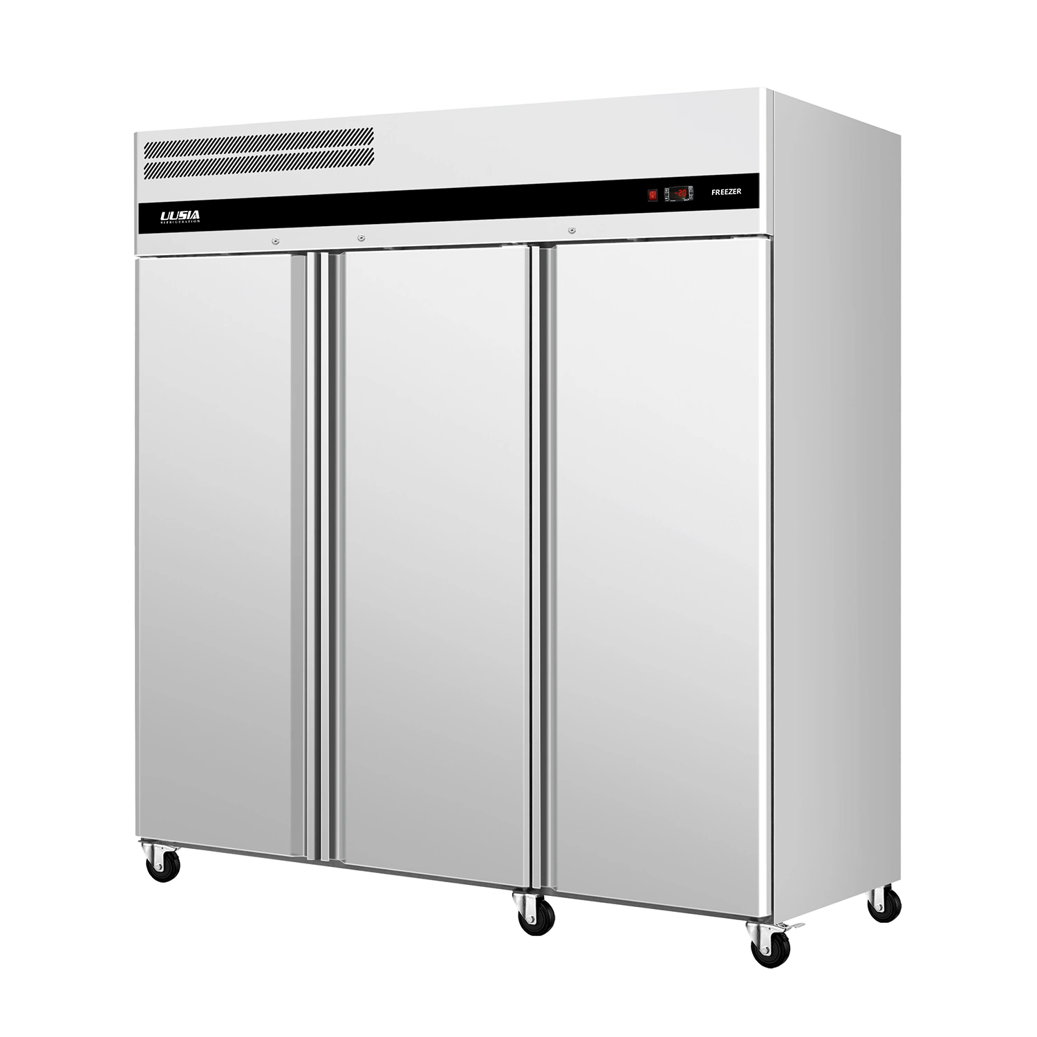 Asr-1-80n High Performance Stainless Steel Self-Closing Doors Cooler Commercial Solid Door Upright Refrigerator