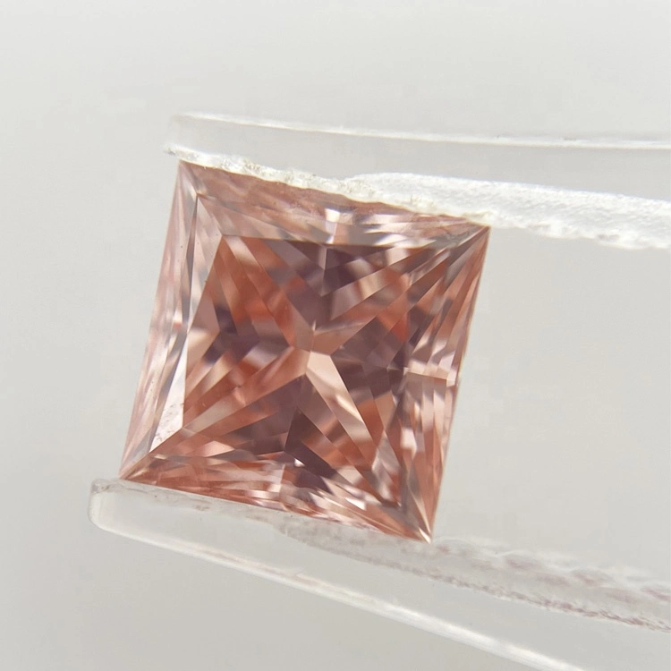 Laboratoire Hpht synthétique cultivés Princesse rose cut diamond lâche poli