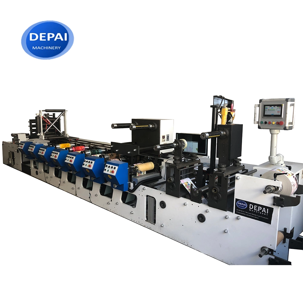 2 Color Non-Woven Plastic Bag Modular Petal Flexo Printing Machine for Labels