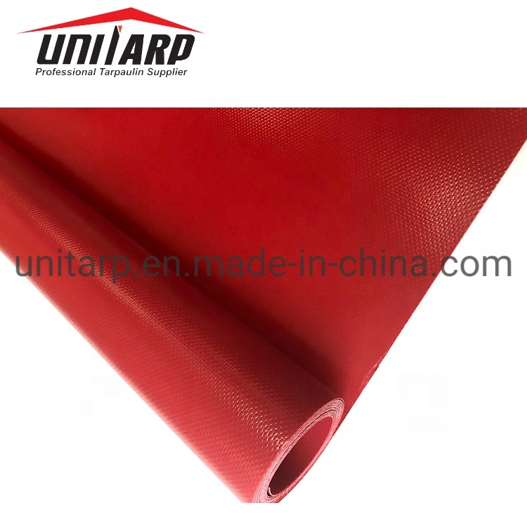1000d*1000d 16*16 450GSM Rouge blanc mat 2,6m polyester enduit PVC Toile de toile de tente