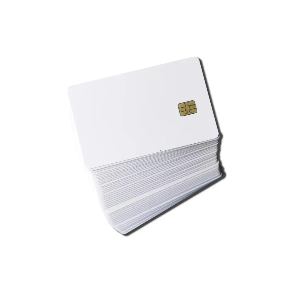 PVC with Sle4442 Chip Blank Custom Color Smart Icsecurity White Key Card