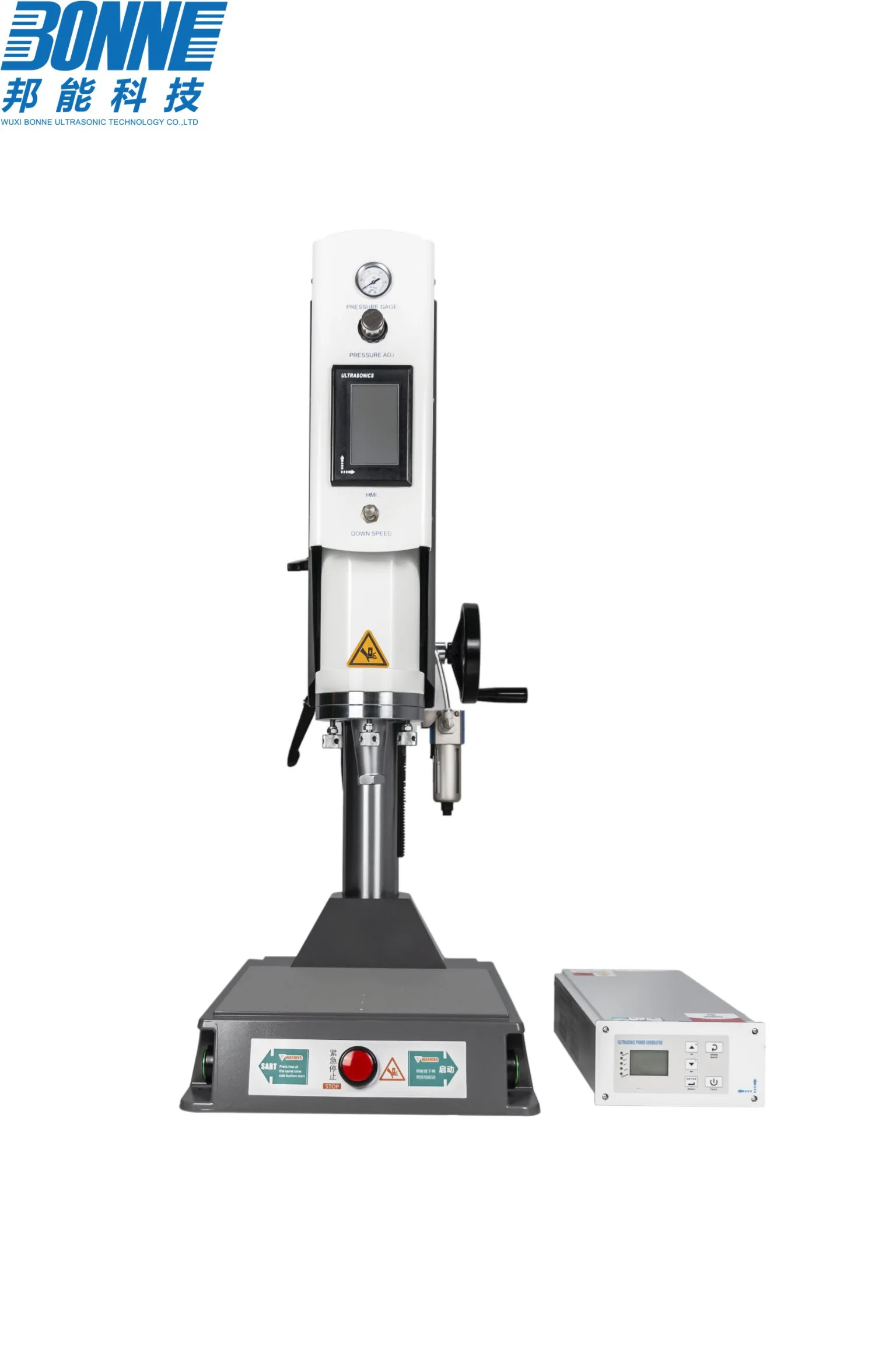 Digital de alta precisión con máquina de soldadura por ultrasonidos Auto Tuning función para la soldadura plástica / Elementos Eléctricos