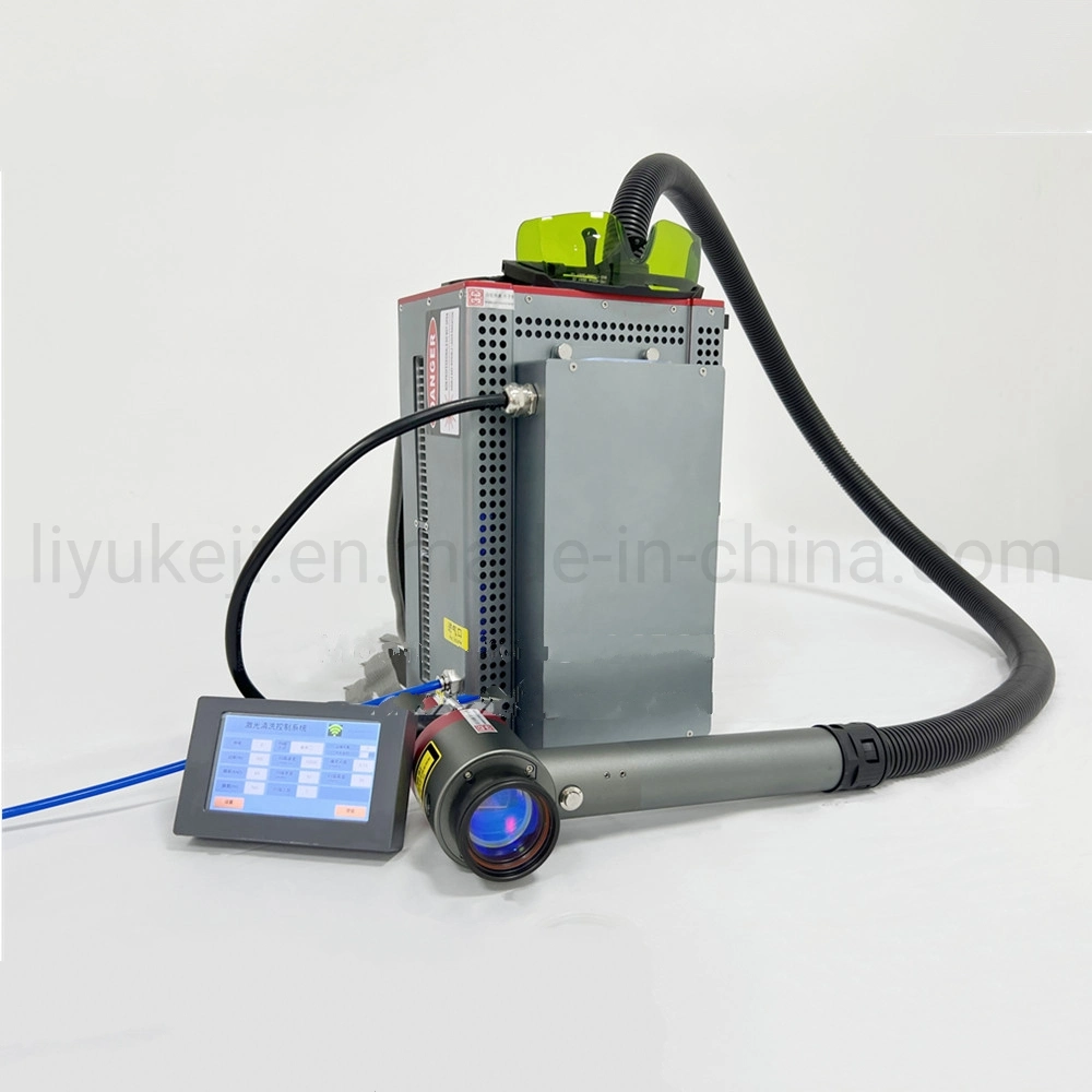 100W Tragbare Laser Maschine Rucksack Rost Remover Pulse Metal Oil Staublackentfernung Laser Reiniger Reinigungsmaschine Handheld Laser Reinigung Maschine