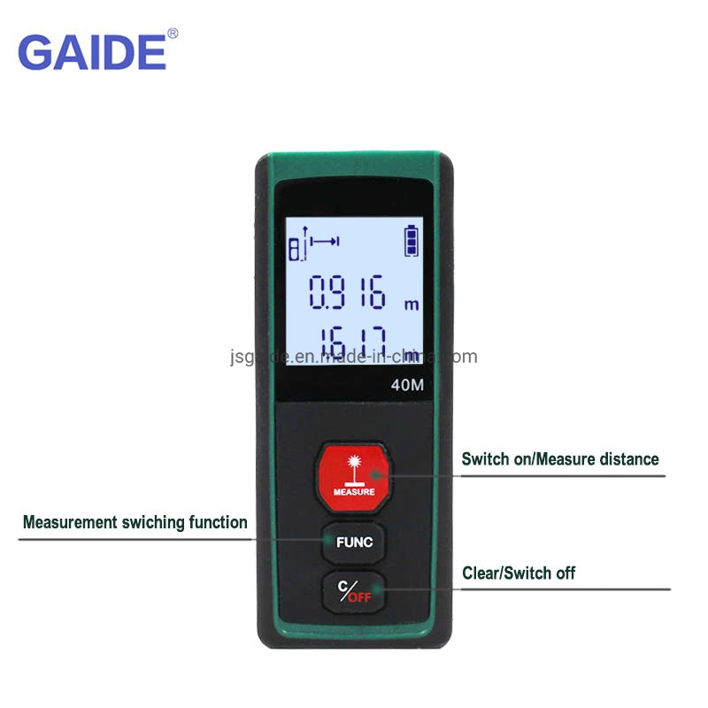 Compteur de distance laser des terres OEM Instrument de mesure