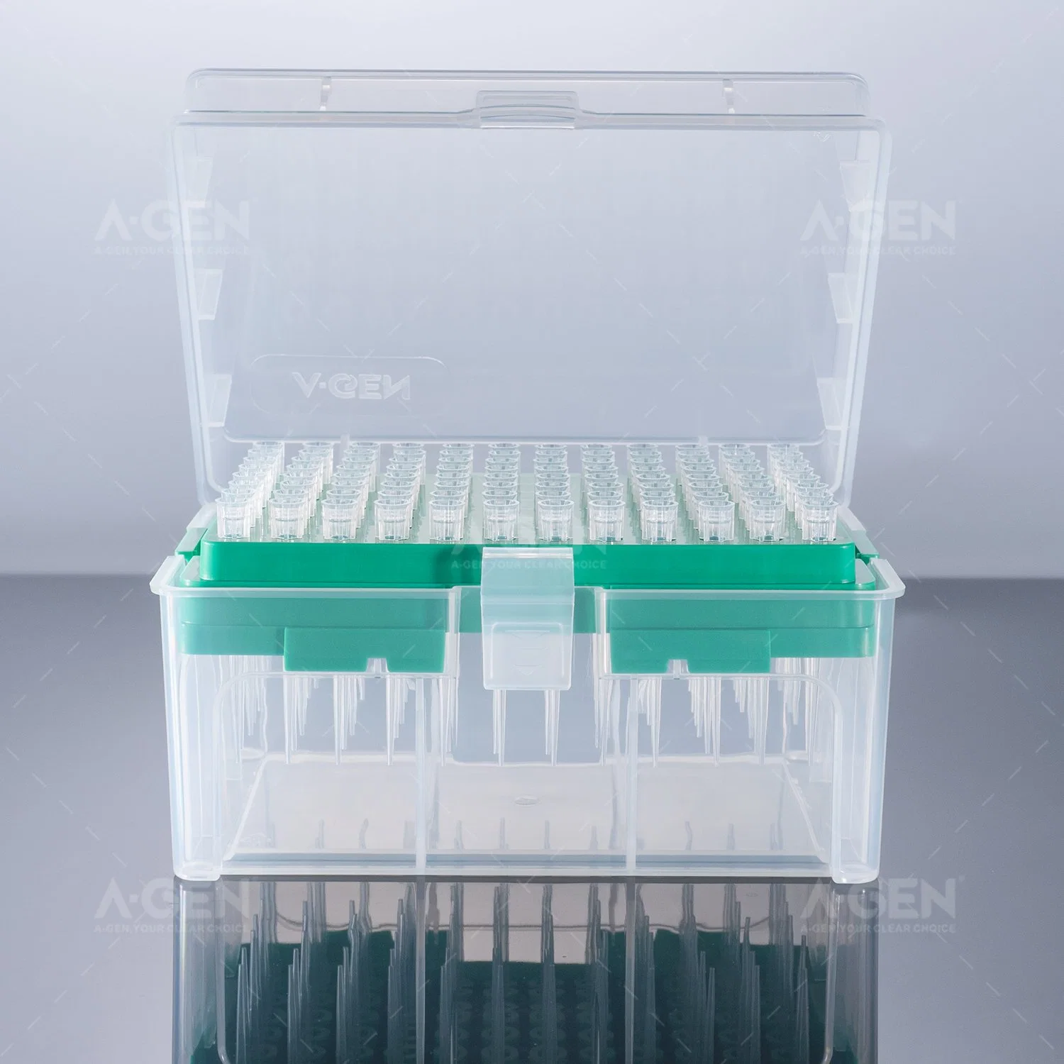 Disposable Medical Supplies, 10UL, Sterilized Racked Unniversal PP Pipette Tips Micropipette Tips