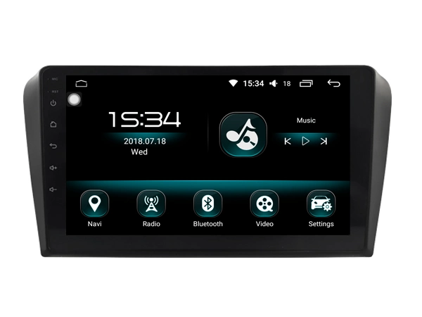 Voiture Witson Android 11 système multimédia pour 2004-2009 Mazda Mazda 3 4 Go de RAM 64 Go de mémoire Flash grand écran dans la voiture lecteur de DVD