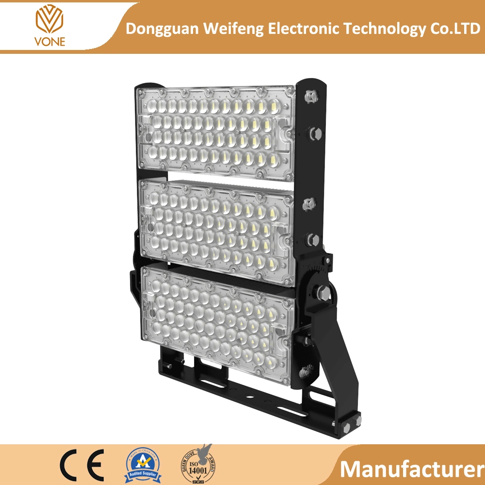 240W 360W 480W LED Tennis Court Outdoor Lighting with Narrow Beam Angle 20 Degrees 60 Degrees