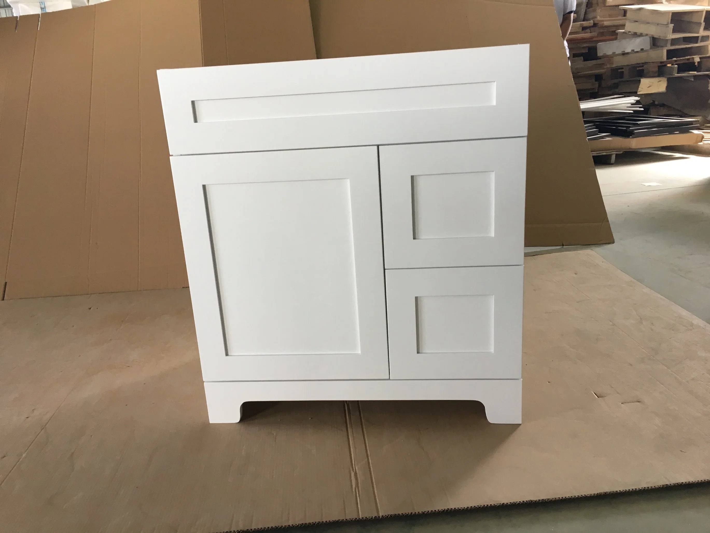 Modern Solid Wood Bathroom Cabinet/Bathroom Vanity/Bathroom Furniture From Chinese Factory