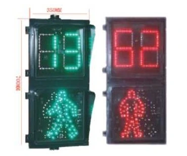 400mm Red and Green Light Pedestrian Traffic Signal Light