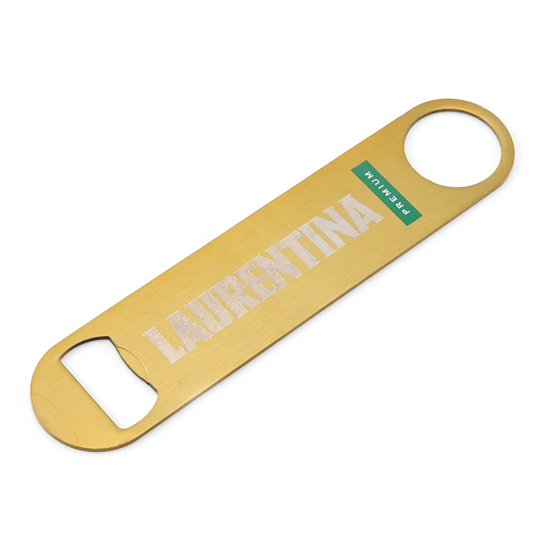 Custom Sublimation Stainless Steel Opener Bar Blade Customized Black Brand Blank Flat Beer Bottle Opener