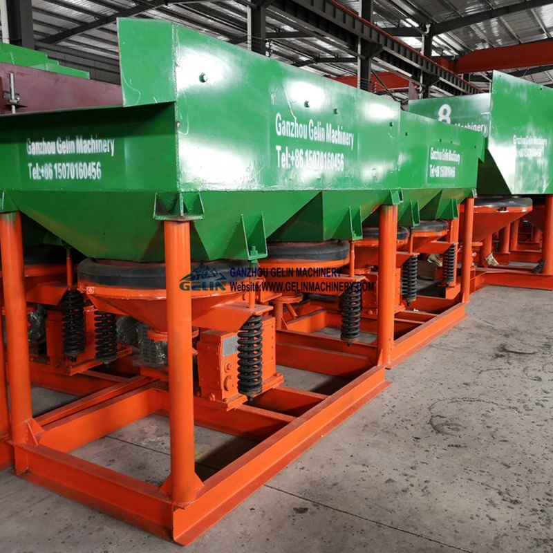 Nuevo diseño máquina de Jig equipos de minería por gravedad para separación de oro