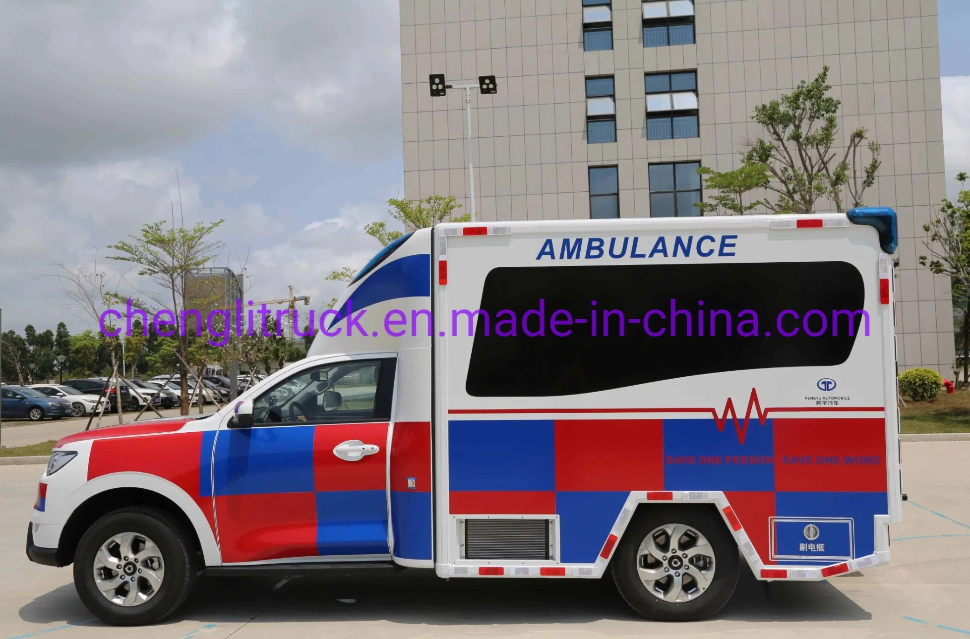 China Mobile Intensivstation Krankenwagen Notfall Van-basierte Krankenwagen