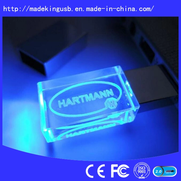 Unidade Flash USB de cristal (USB 2.0)