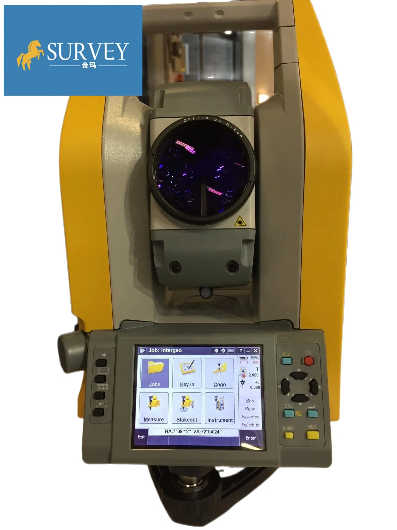 Color Touch Screen Trimble C5 Mechanical Total Station with Long Working Distance